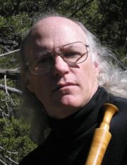 Photograph of Dale Taylor with shawm